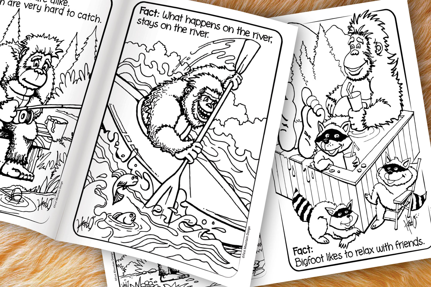 Bigfoot Coloring Book