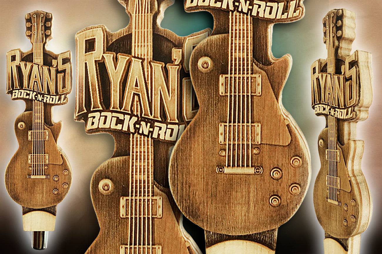 Personalized Guitar Tap Pull Handles