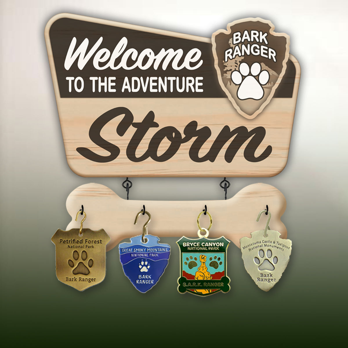 Bark Ranger Engraved Sign