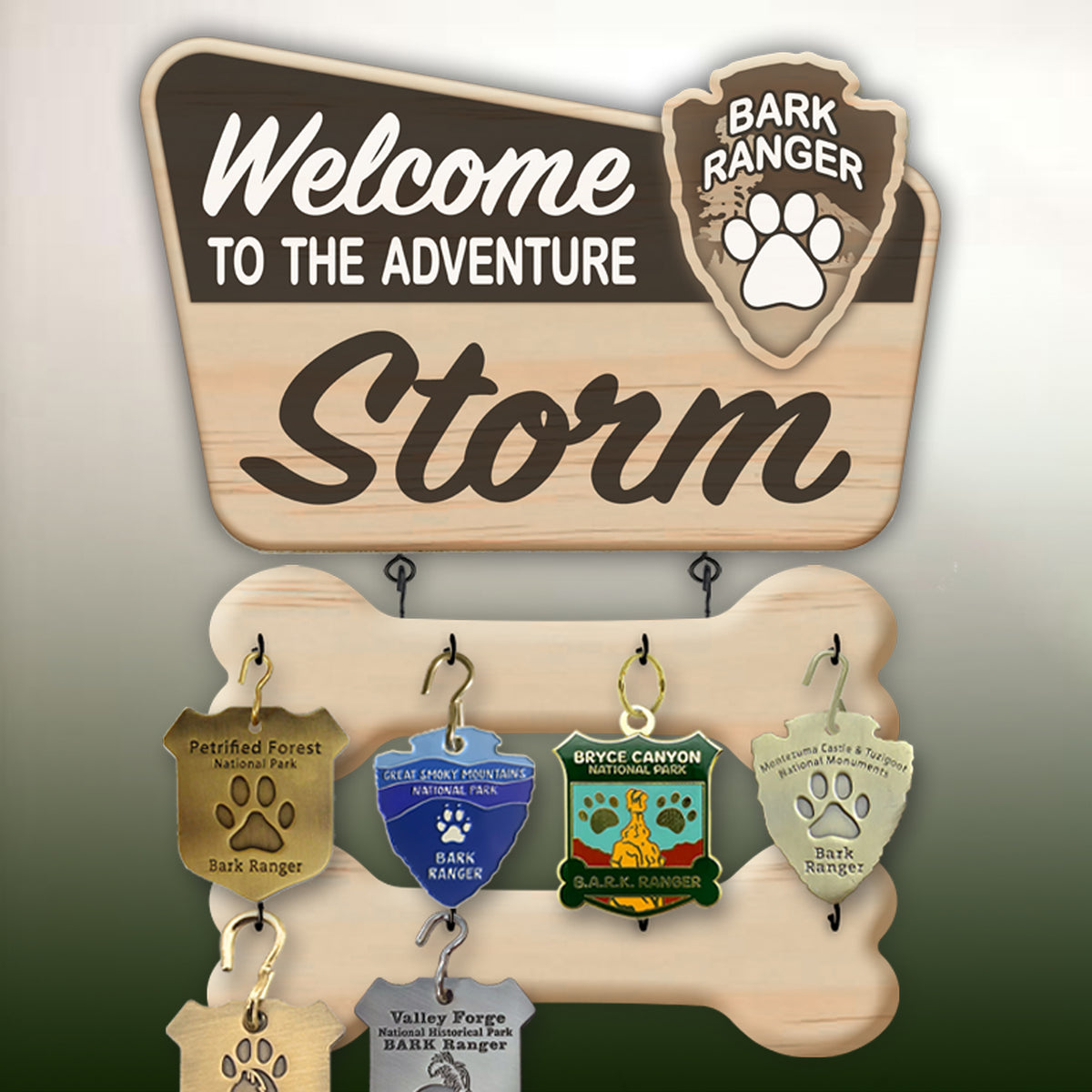 Bark Ranger Engraved Sign