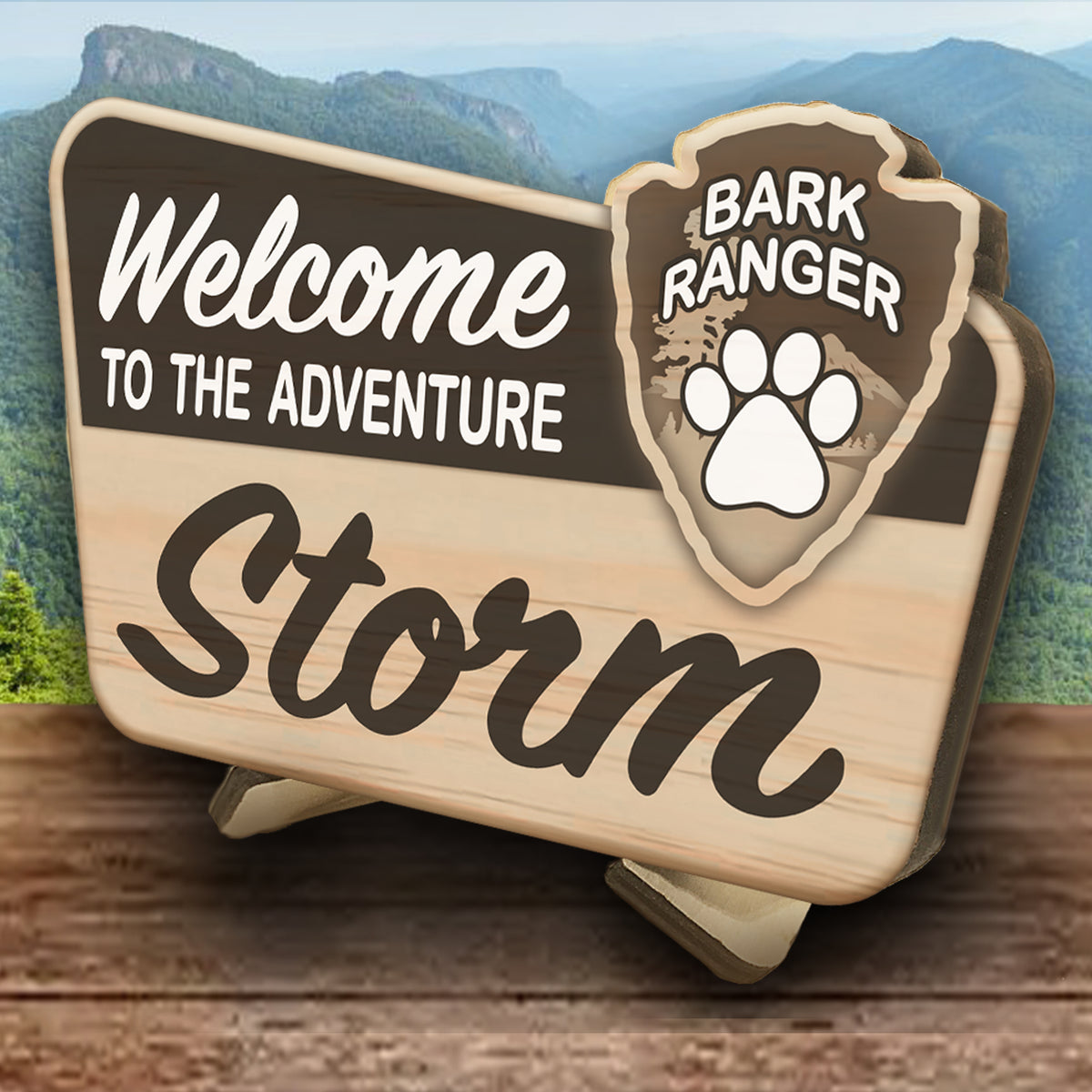 Bark Ranger Engraved Sign