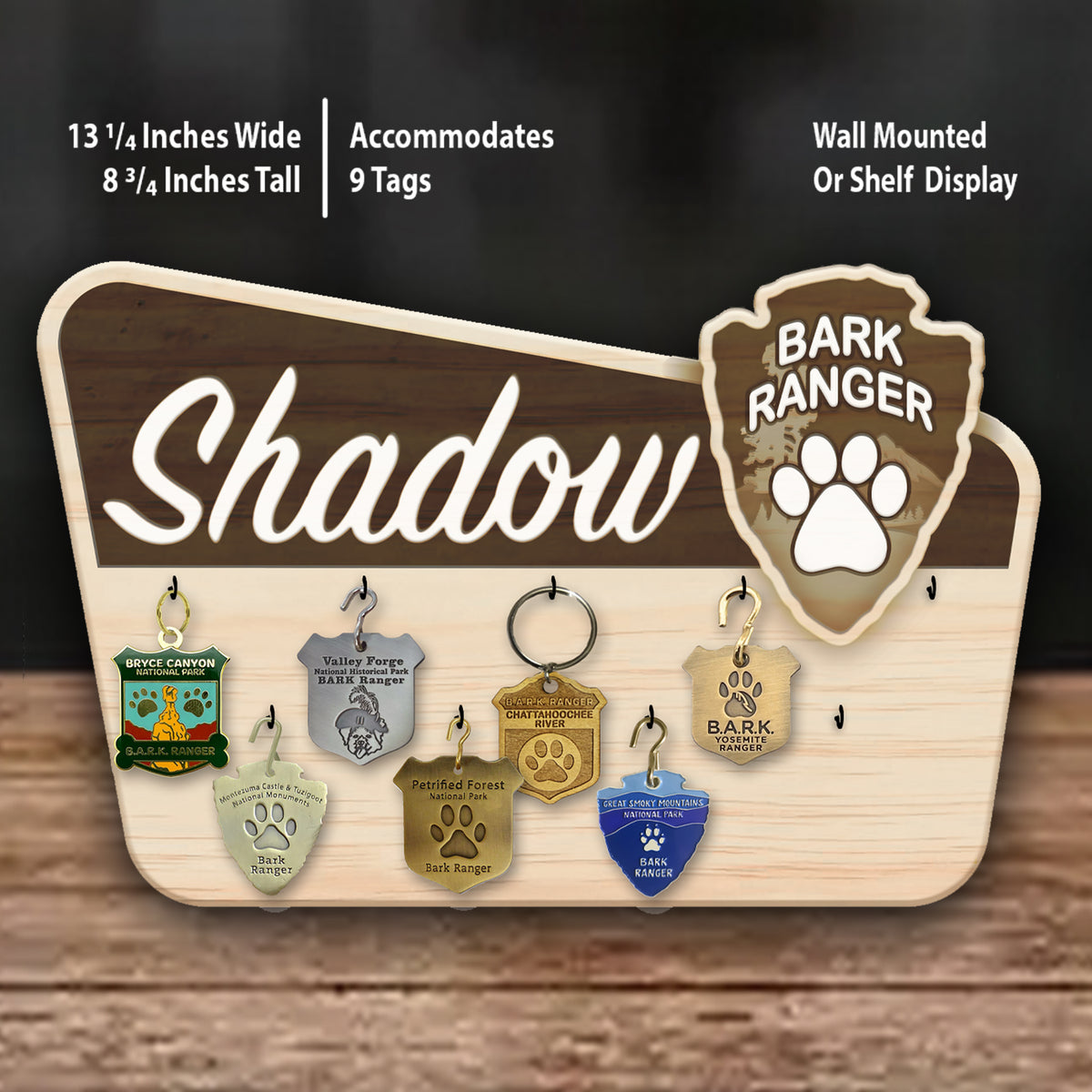 Bark Ranger Engraved Sign