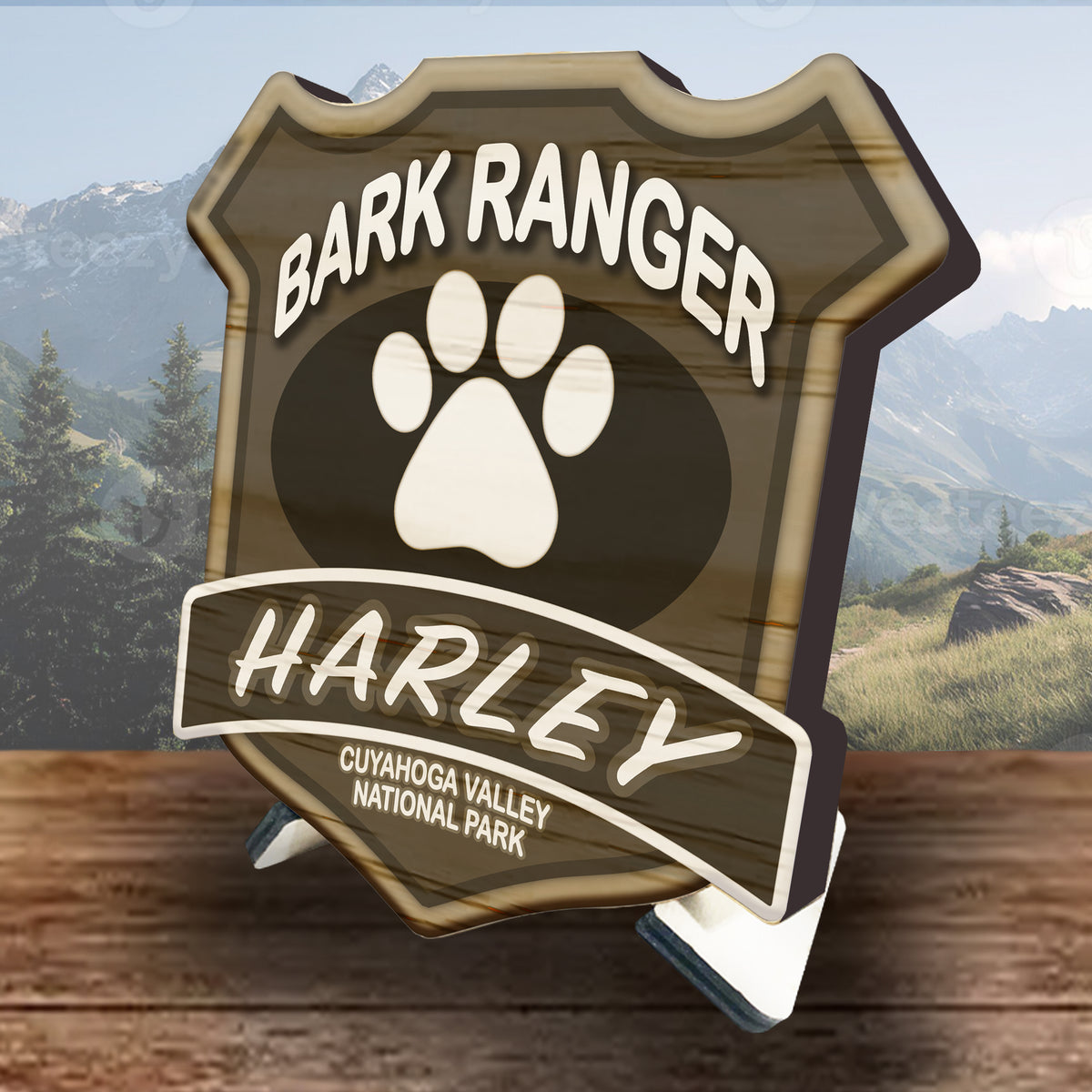 Bark Ranger Engraved Sign