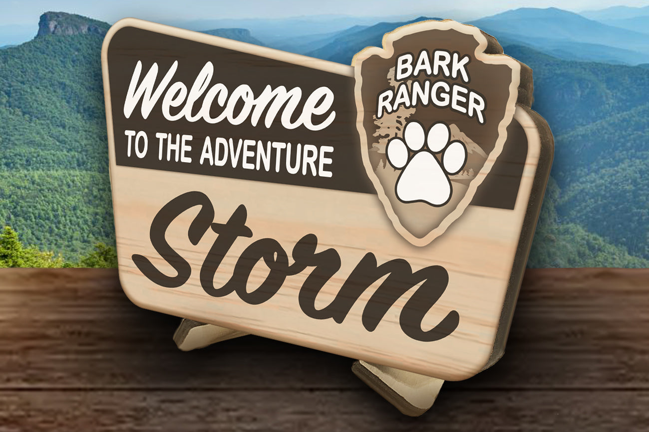 Bark Ranger Engraved Sign – First Mountain Design