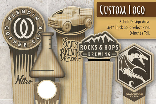 Custom Engraved Logo Tap Pull Handle