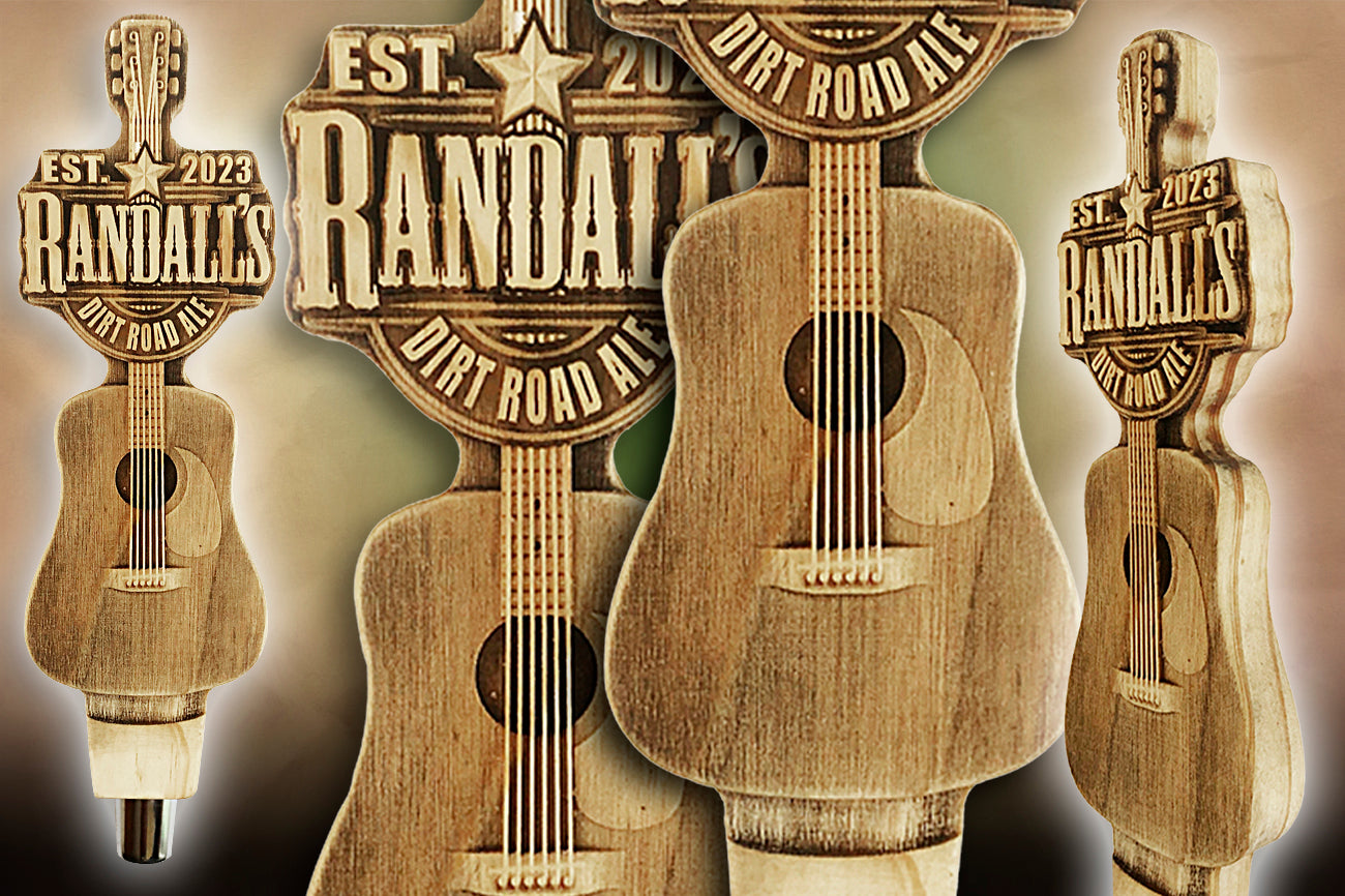 Personalized Guitar Tap Pull Handles