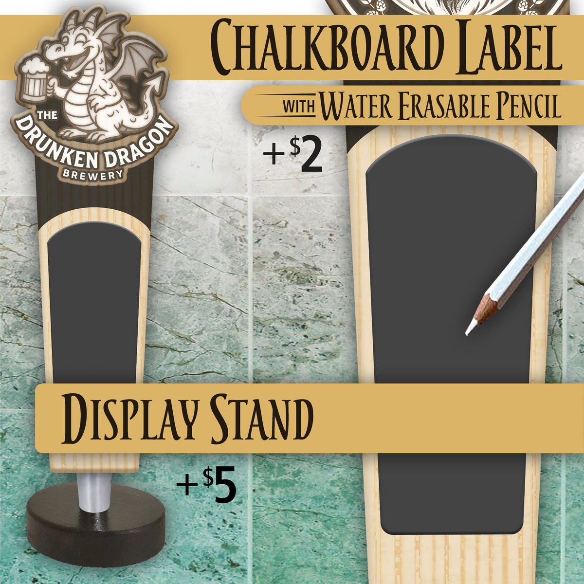 Custom Engraved Logo Tap Pull