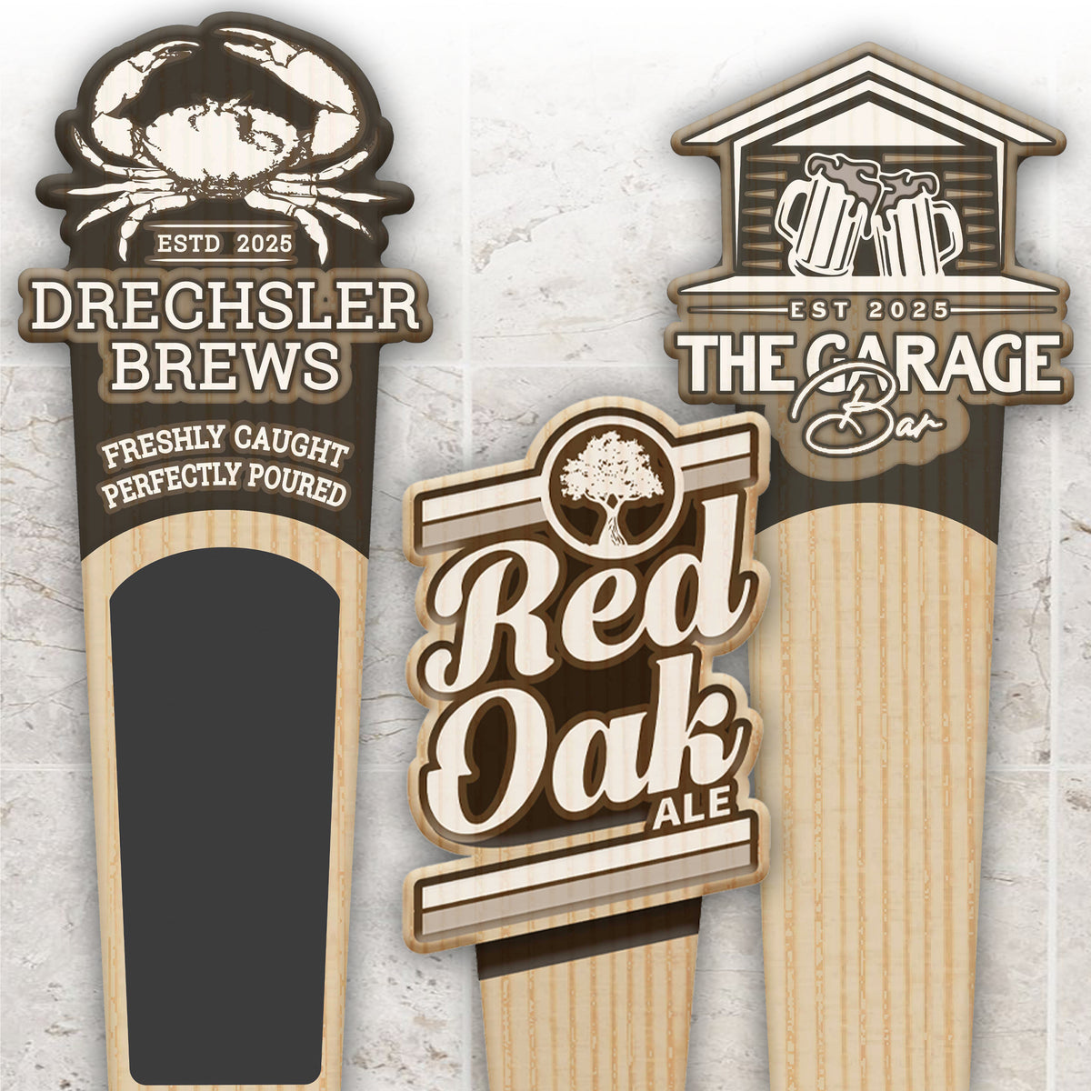 Custom Engraved Logo Tap Pull