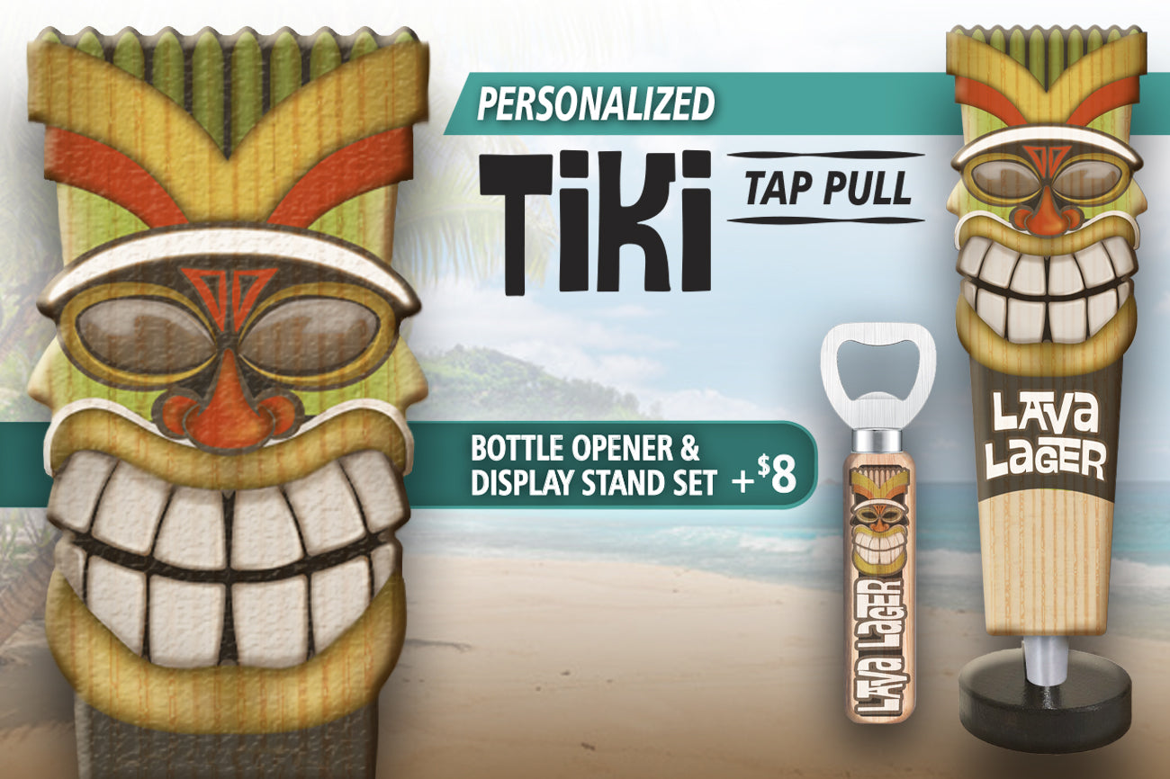 Personalized Tiki Tap Pull