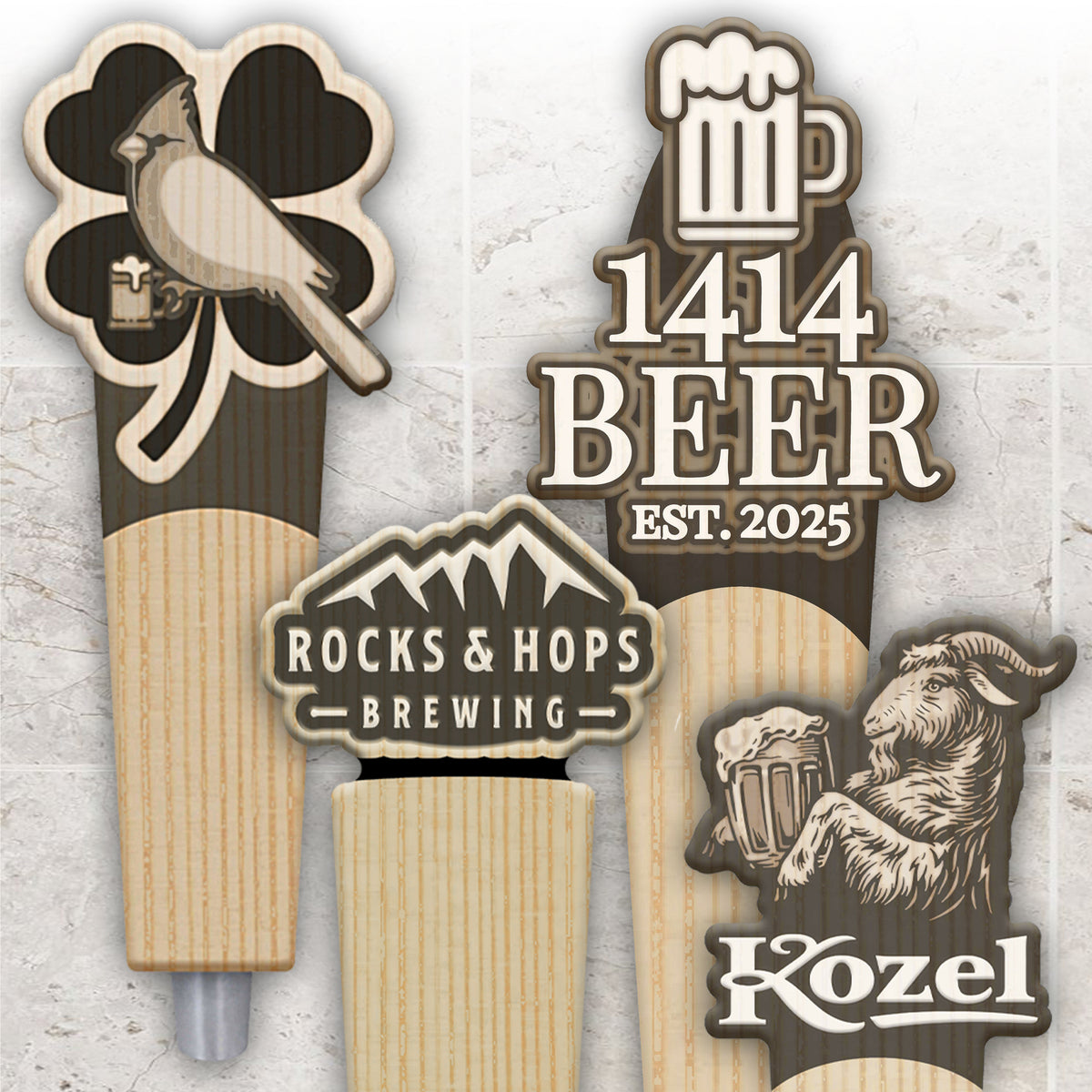 Custom Engraved Logo Tap Pull